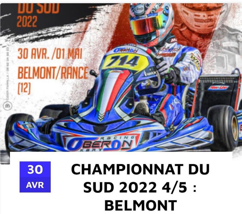 Ce week-end c est la 4ème manche du championnat de ligue du sud ! A Belmont